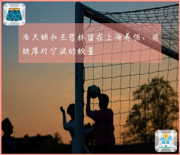 洛夫顿和王哲林留在上海养伤，将缺席对宁波的较量